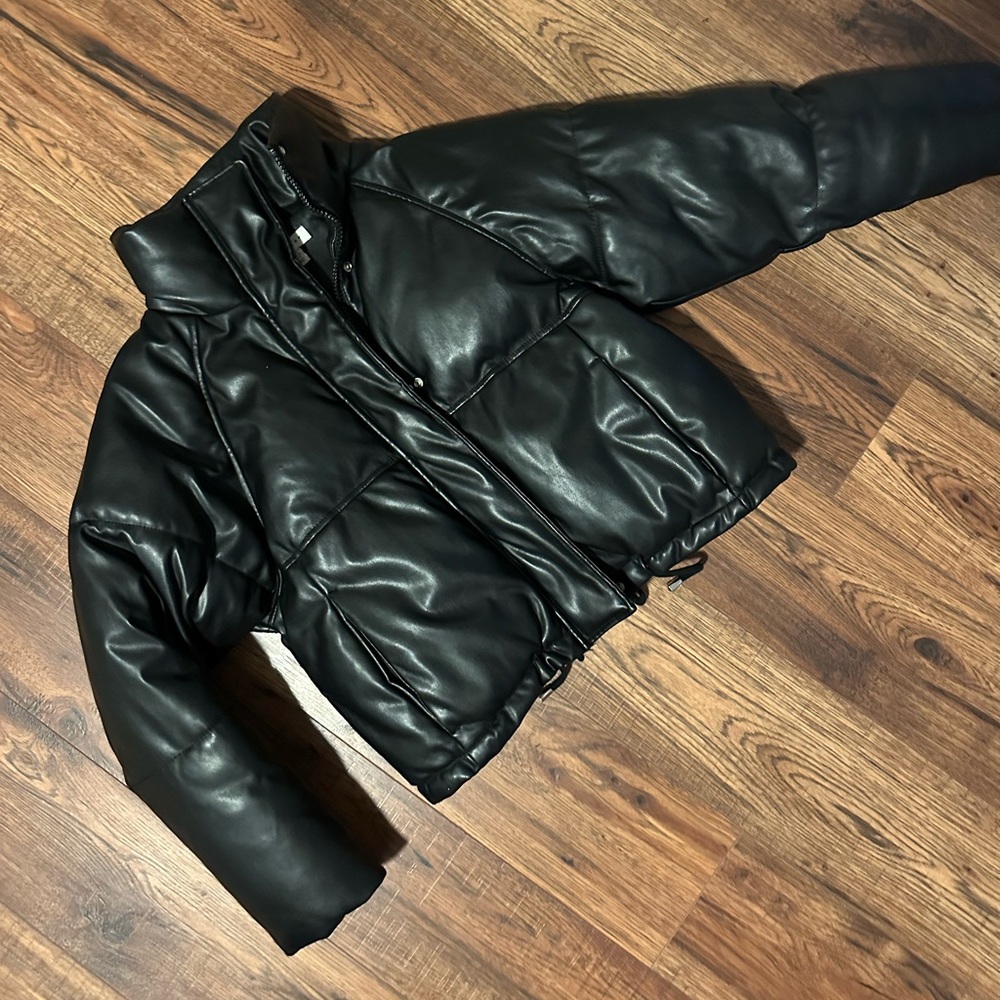 Topshop leather jacket